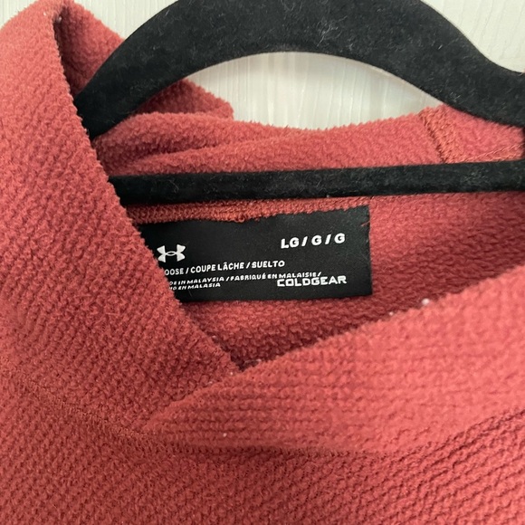 Under Armour Men's Red Sweatshirt Sweater Large - Picture 2 of 3